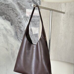 Coach brown solid color shoulder bag